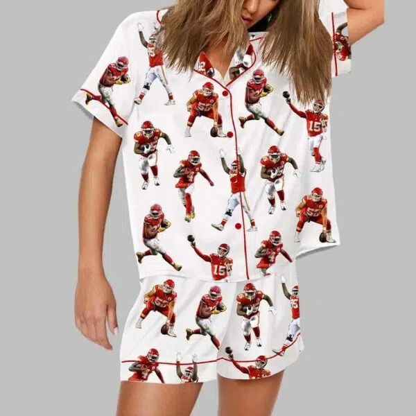 KC Chiefs Football Pajama Set 2