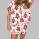 Kansas City Christmas Tree Pajama Set