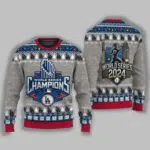 LA Dodgers World Series 2024 Ugly Christmas Sweater