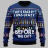 Let's Crazy Black Cat Mom Family Ugly Christmas Sweater 3 Lets Crazy Black Cat Mom Family Ugly Christmas Sweater 3