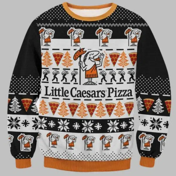 Little Caesars Pizza Ugly Christmas Sweater 2