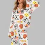 Love Softball Pajama Set