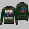 MAHA Trump Kennedy 2024 Trump Ugly Christmas Sweater 3