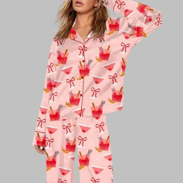 Manhattan Cocktail Martini Pajama Set 2