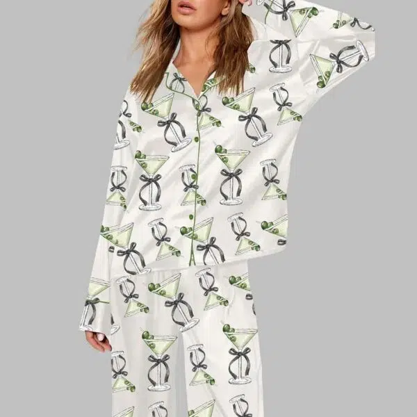 Martini Coquette Bow Pajama Set 2