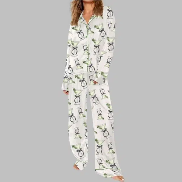 Martini Coquette Bow Pajama Set 3