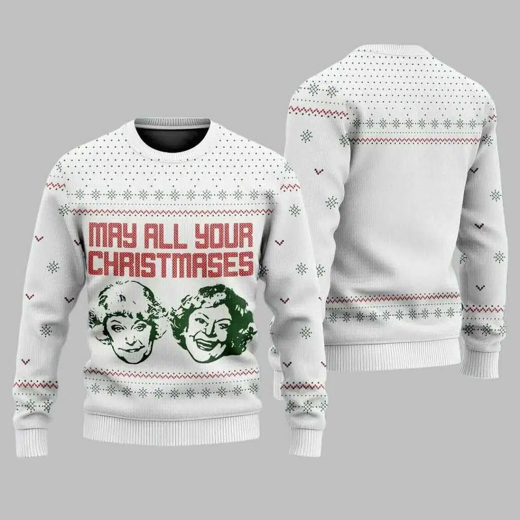 May All Your Christmases Ugly Christmas Sweater 3