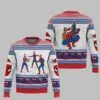 Meme Spiderman Santa Hat Ugly Christmas Sweater 2