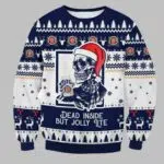 Miller Lite Dead Inside Ugly Christmas Sweater