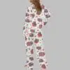 Moo Deng Christmas Satin Pajama Set 4 1