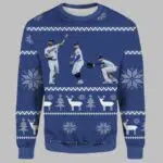 Mookie Freddie And David Dodgers Ugly Christmas Sweater
