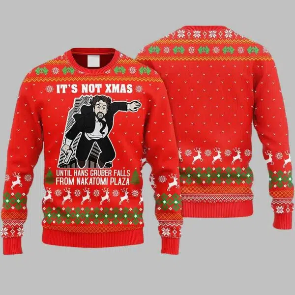 Nakatomi Plaza Christmas Party 1988 Ugly Christmas Sweater 2