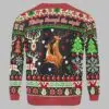 Naughty Reindeer Ugly Christmas Sweater 3