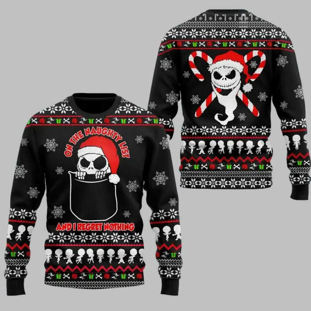 Nightmare Before Jack Christmas Ugly Christmas Sweater 3