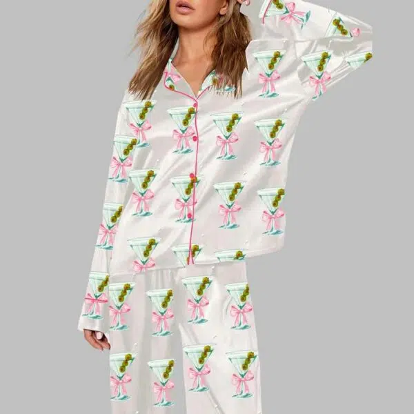 Olive Martini Party Pajama Set 2