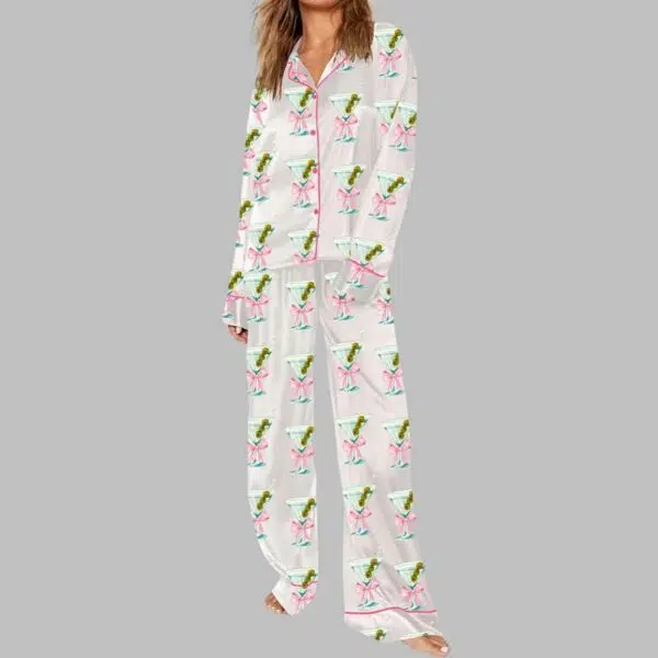 Olive Martini Party Pajama Set 3