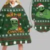 Oogie Boogie Christmas Blanket Hoodie 2