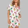 Pickleball Christmas Ball Pajama Set 3