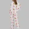 Pink Coquette Gingerbread Satin Pajama Set 4