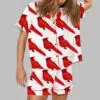 Red Birds Pajama Set 2