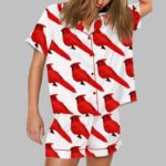 Red Birds Pajama Set