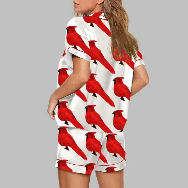 Red Birds Pajama Set 4