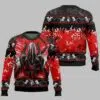 Retro Alien Xenomorph Ugly Christmas Sweater 2