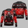 Retro Alien Xenomorph Ugly Christmas Sweater 3 Retro Alien Xenomorph Ugly Christmas Sweater 3