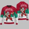 Santa Christmas Deck The Hall With Pickleballs Ugly Christmas Sweater 2