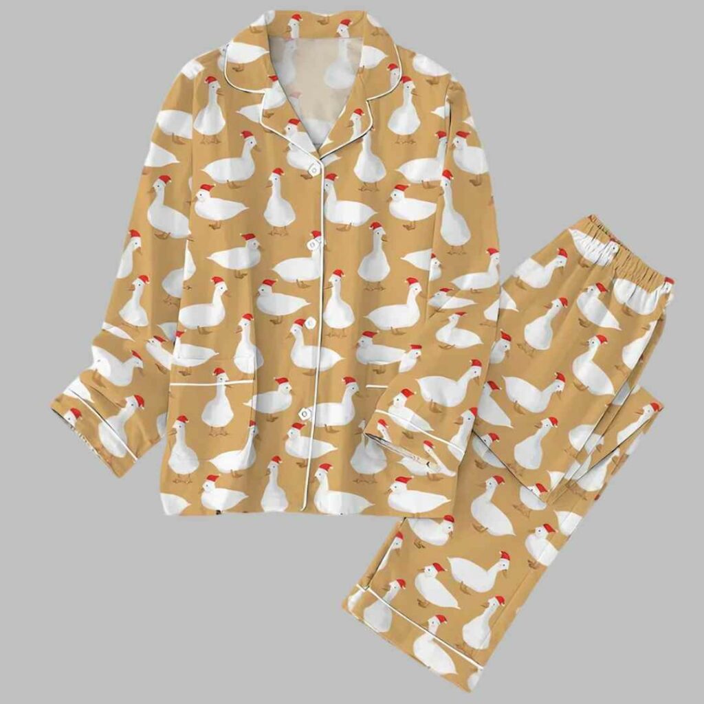 Santa Duck Christmas Pajama Set 2 Santa Duck Christmas Pajama Set 2