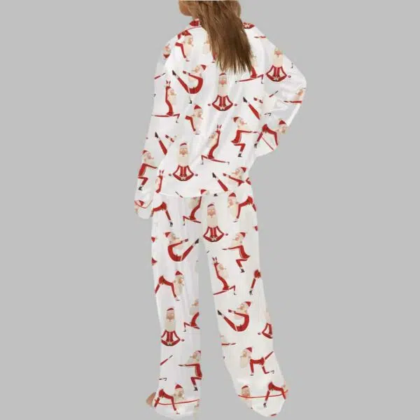 Santa Yoga Satin Pajama Set 4