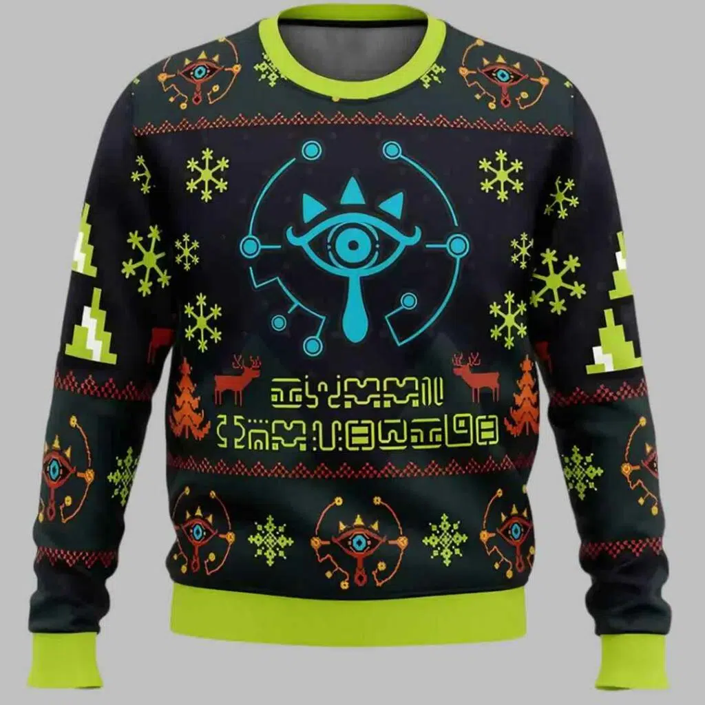 Sheikah Legend of Zelda Ugly Chhristmas Sweater 3