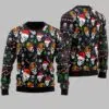 Skull Face Ugly Christmas Sweater 2