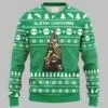 Sloth Tree Ugly Christmas Sweater 2