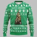 Sloth Tree Ugly Christmas Sweater