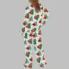 Sparkle Vintage Christmas Tree Pajama Set 4