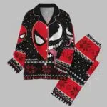 Spider Man And Venom Christmas Pajama Set