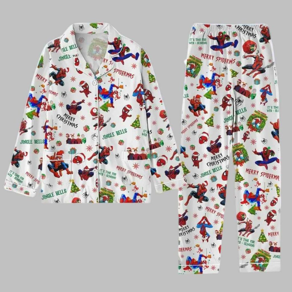 Spider Man Christmas Pajama Set 3 Spider Man Christmas Pajama Set 3