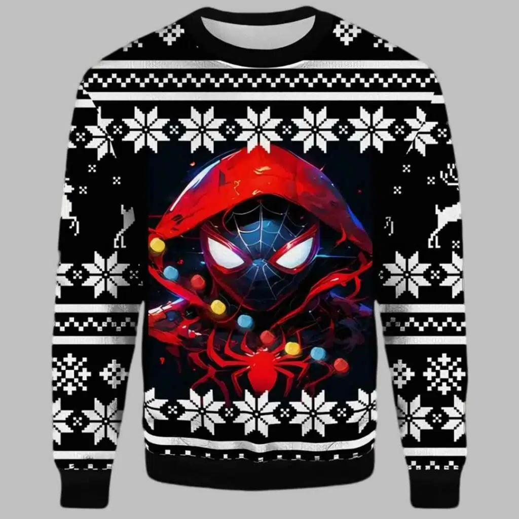 Spider Man Ugly Christmas Sweater 3 2