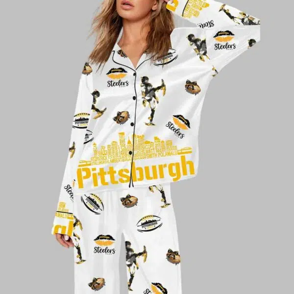 Steelers Football Pajama Set 2