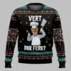 Swedish Chef Vert Der Ferk Ugly Christmas Sweater 2