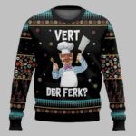 Swedish Chef Vert Der Ferk Ugly Christmas Sweater