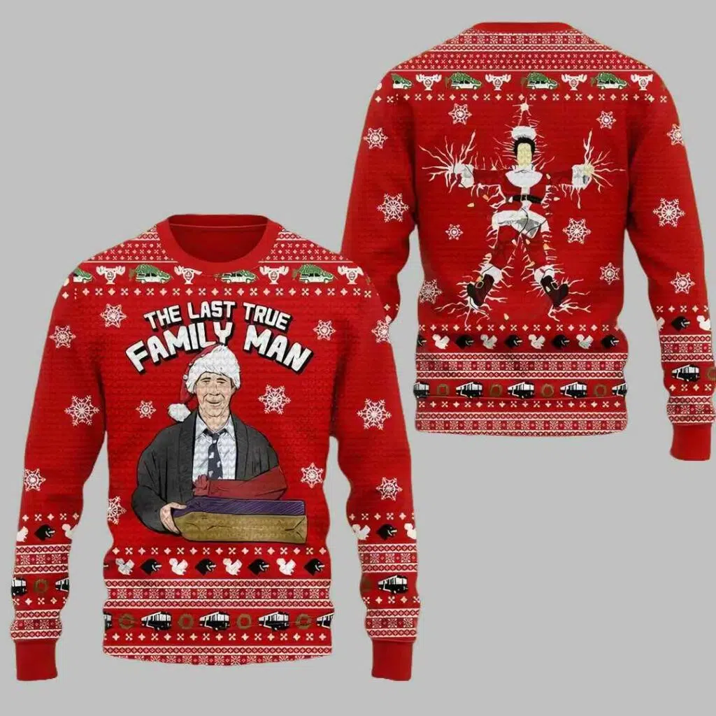 The Last True Family Man National Lampoons Christmas Vacation Ugly Christmas Sweater 3