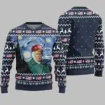 The Starry Night Donald Trump Ugly Christmas Sweater