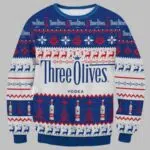 Three Olives Vodka Ugly Christmas Sweater