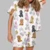 Toy Poodle Pajama Set 2