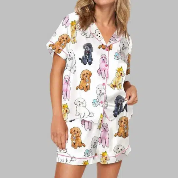 Toy Poodle Pajama Set 4