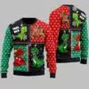 Tree Rex Merry Christmas Ugly Christmas Sweater 3