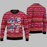 Trump 45 47 Ugly Christmas Sweater