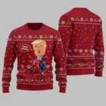 Trump Fake News Ugly Christmas Sweater
